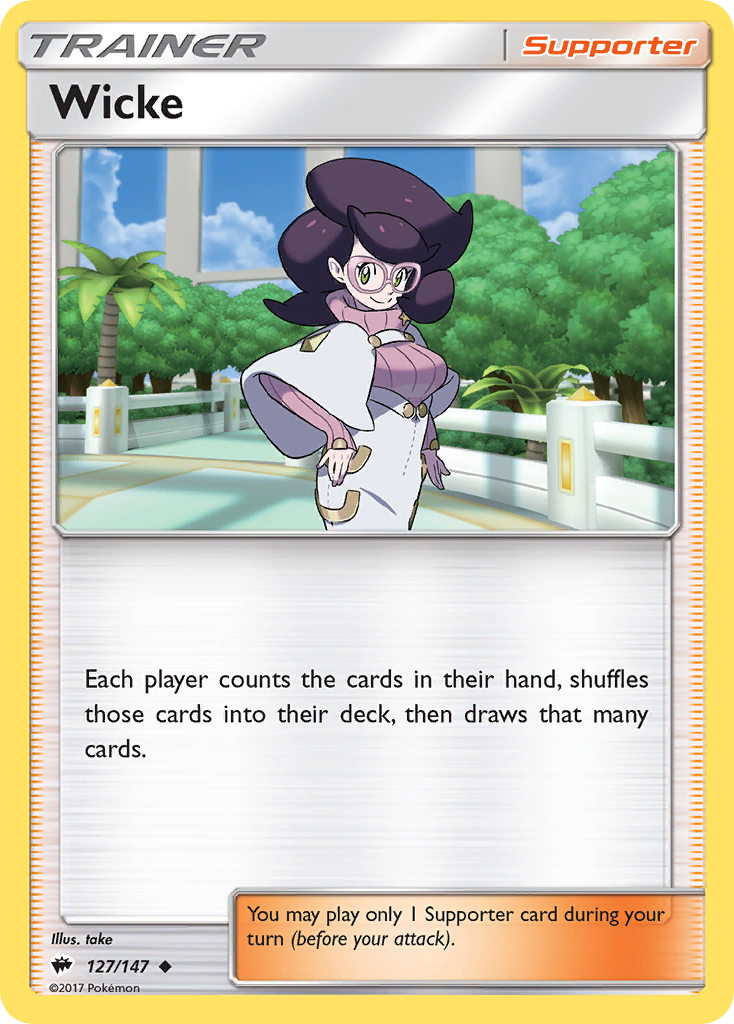 Wicke (127/147) [Sun & Moon: Burning Shadows] | Fandemonia Ltd