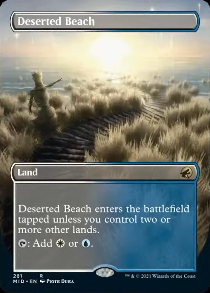 Deserted Beach (Borderless) [Innistrad: Midnight Hunt] | Fandemonia Ltd