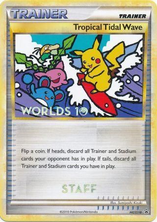 Tropical Tidal Wave (HGSS18) (Staff) [HeartGold & SoulSilver: Black Star Promos] | Fandemonia Ltd