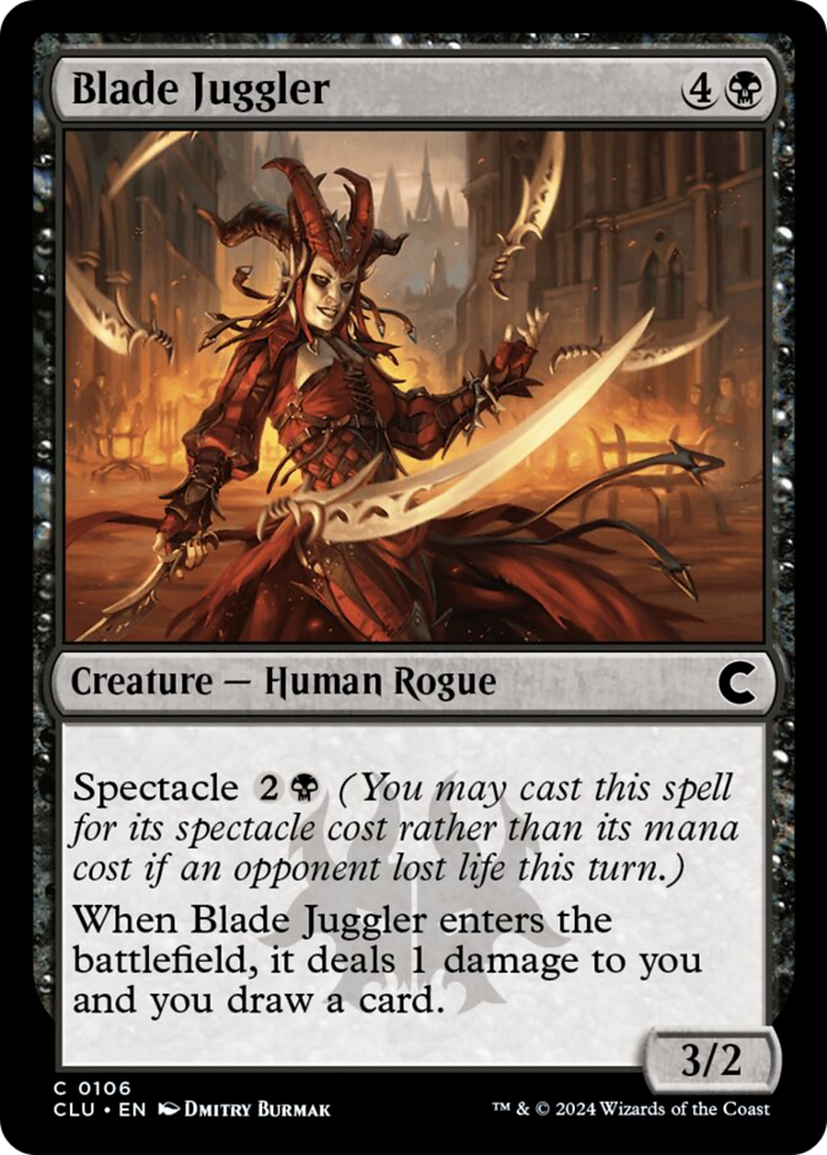 Blade Juggler [Ravnica: Clue Edition] | Fandemonia Ltd