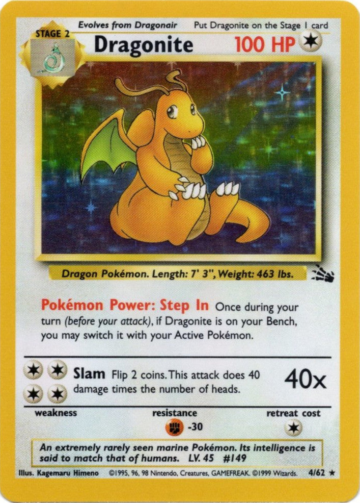 Dragonite (4/62) [Fossil Unlimited] | Fandemonia Ltd