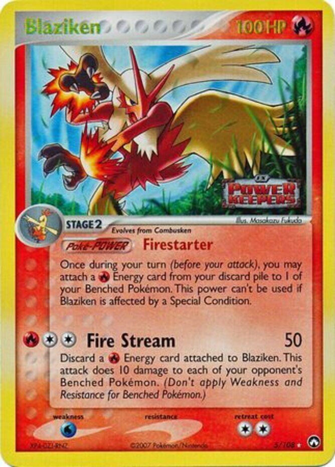 Blaziken (5/108) (Stamped) [EX: Power Keepers] | Fandemonia Ltd