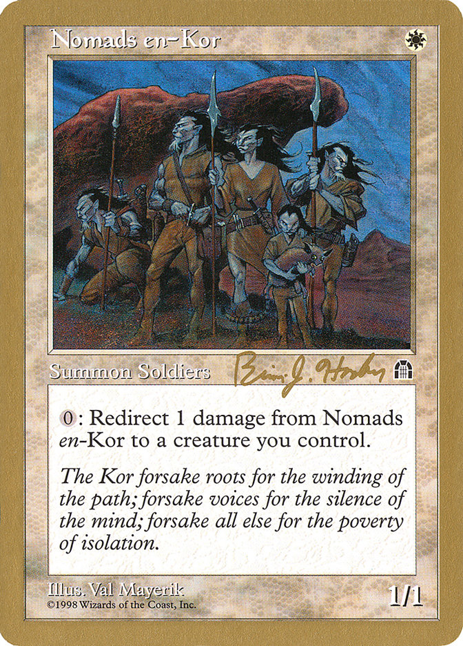 Nomads en-Kor (Brian Hacker) [World Championship Decks 1998] | Fandemonia Ltd