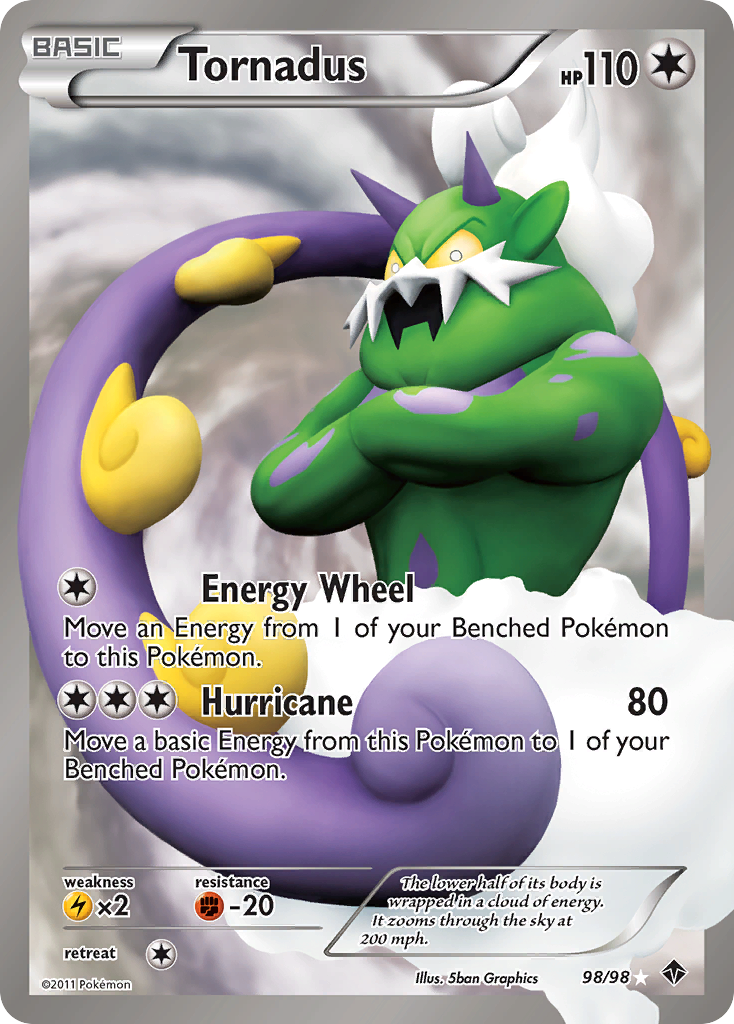 Tornadus (98/98) [Black & White: Emerging Powers] | Fandemonia Ltd