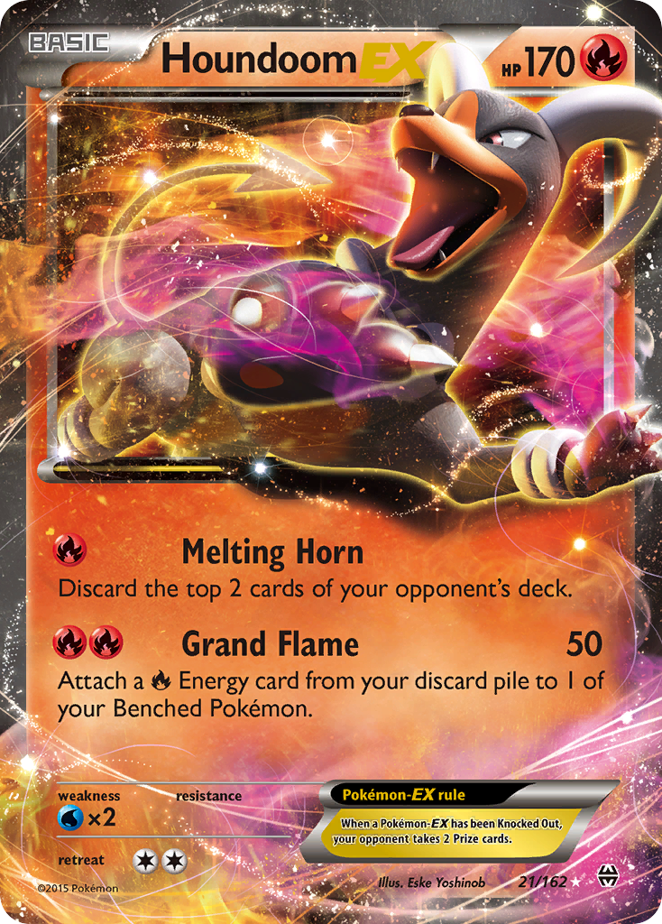 Houndoom EX (21/162) [XY: BREAKthrough] | Fandemonia Ltd