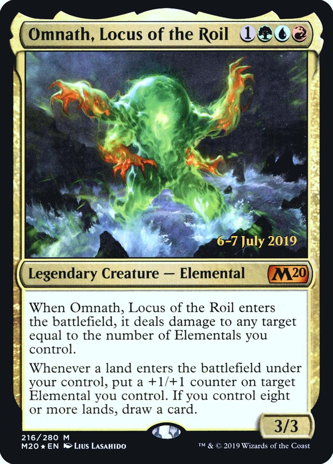 Omnath, Locus of the Roil  [Core Set 2020 Prerelease Promos] | Fandemonia Ltd