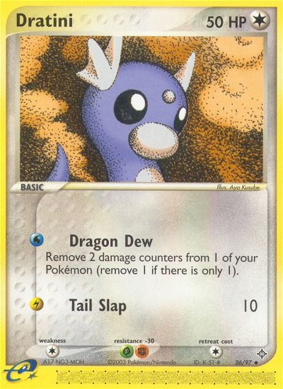 Dratini (26/97) [EX: Dragon] | Fandemonia Ltd