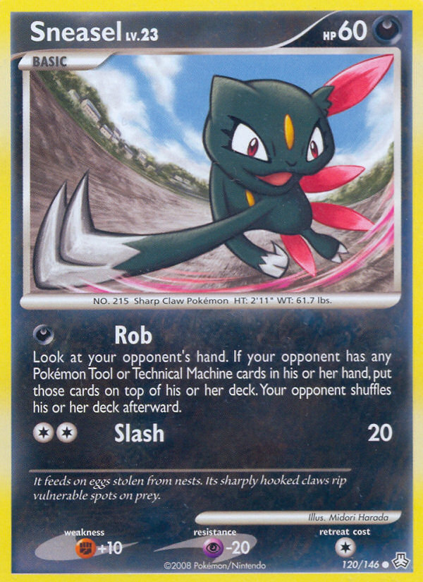 Sneasel (120/146) [Diamond & Pearl: Legends Awakened] | Fandemonia Ltd