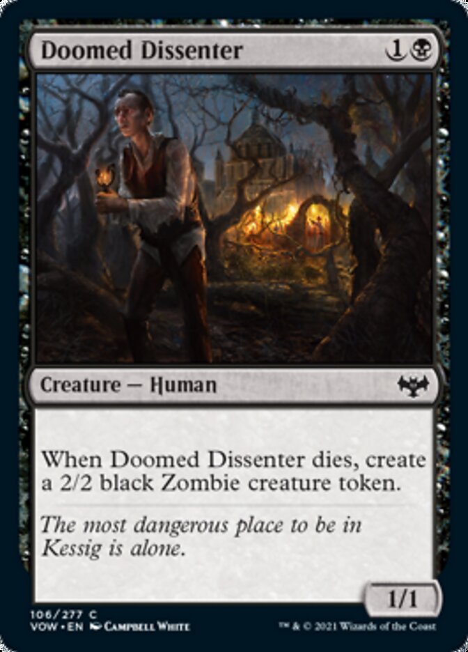 Doomed Dissenter [Innistrad: Crimson Vow] | Fandemonia Ltd