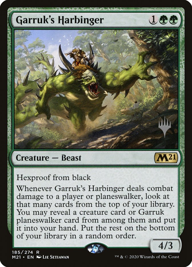 Garruk's Harbinger (Promo Pack) [Core Set 2021 Promos] | Fandemonia Ltd