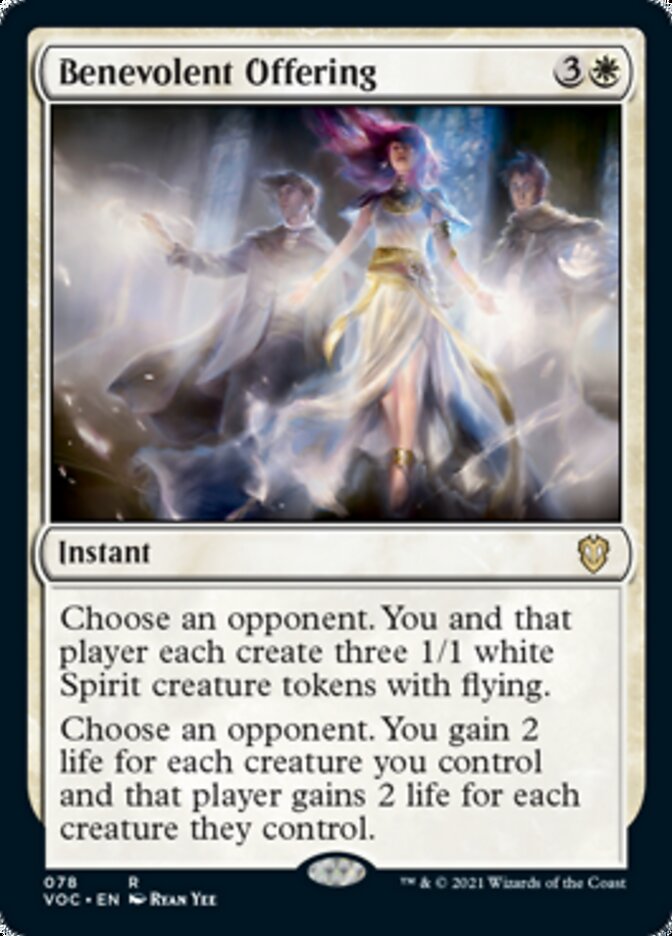 Benevolent Offering [Innistrad: Crimson Vow Commander] | Fandemonia Ltd