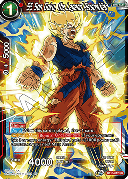 SS Son Goku, the Legend Personified (Super Rare) [BT13-012] | Fandemonia Ltd