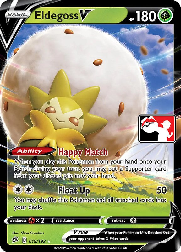 Eldegoss V (019/192) [Prize Pack Series One] | Fandemonia Ltd