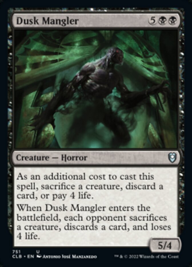 Dusk Mangler [Commander Legends: Battle for Baldur's Gate] | Fandemonia Ltd