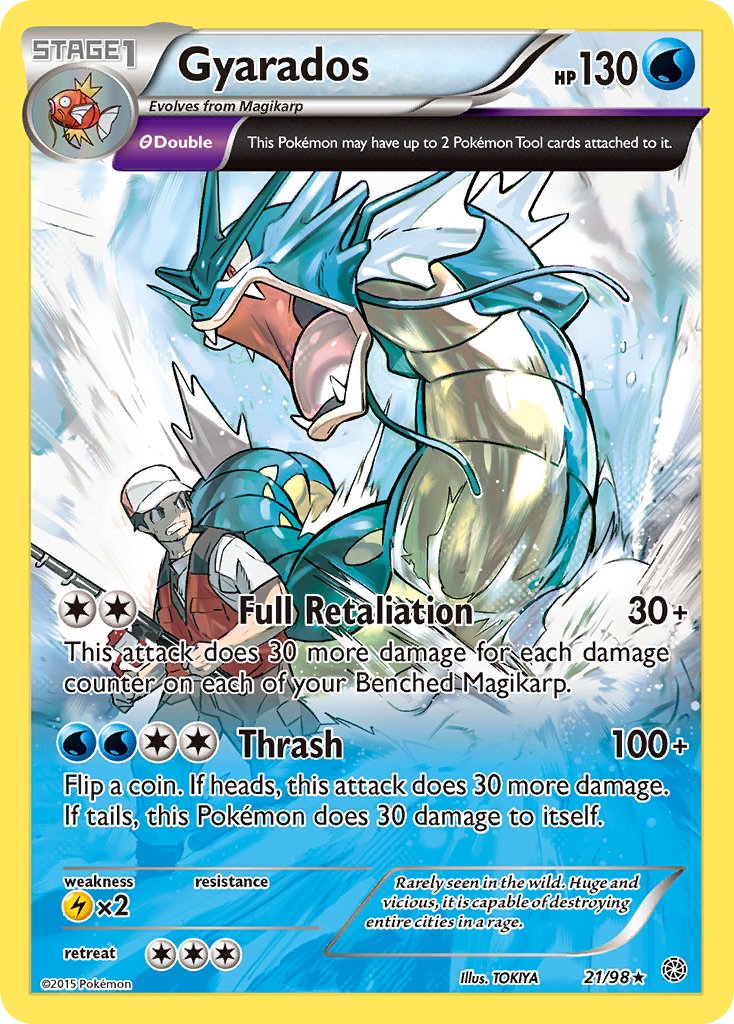 Gyarados (21/98) (Theme Deck Exclusive) [XY: Ancient Origins] | Fandemonia Ltd