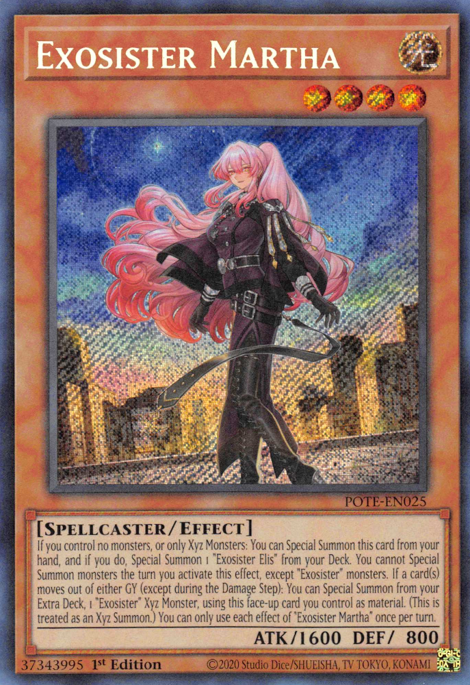 Exosister Martha [POTE-EN025] Secret Rare | Fandemonia Ltd