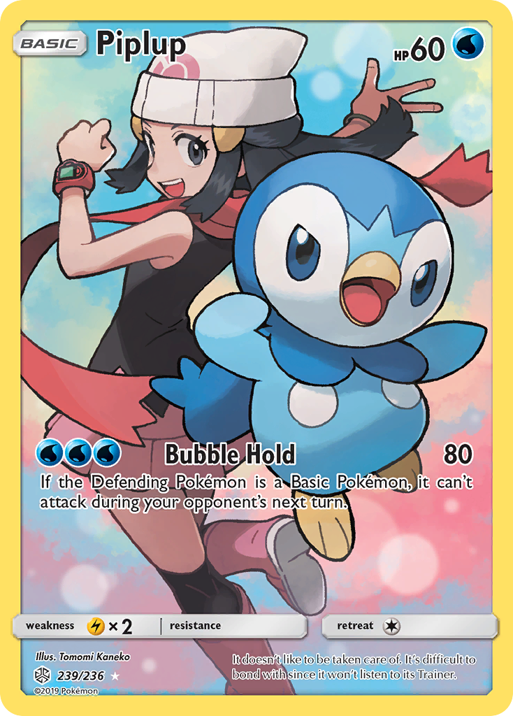 Piplup (239/236) [Sun & Moon: Cosmic Eclipse] | Fandemonia Ltd