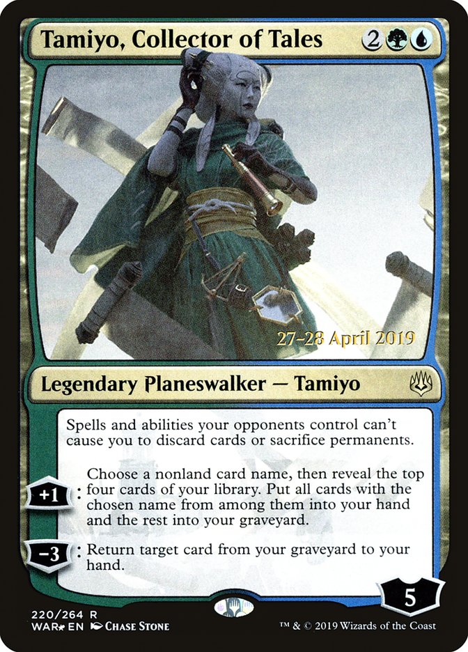 Tamiyo, Collector of Tales  [War of the Spark Prerelease Promos] | Fandemonia Ltd