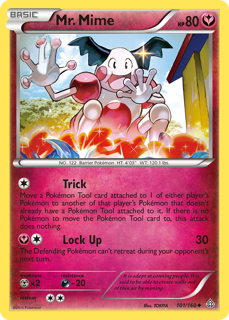 Mr. Mime (101/160) [XY: Primal Clash] | Fandemonia Ltd