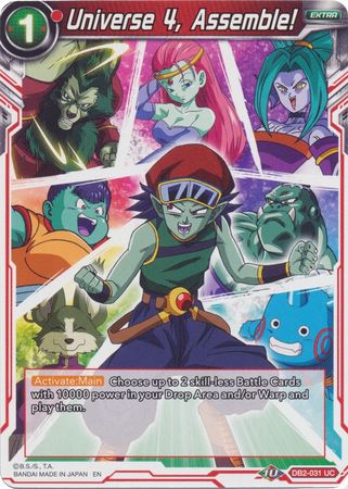 Universe 4, Assemble! (Reprint) (DB2-031) [Battle Evolution Booster] | Fandemonia Ltd