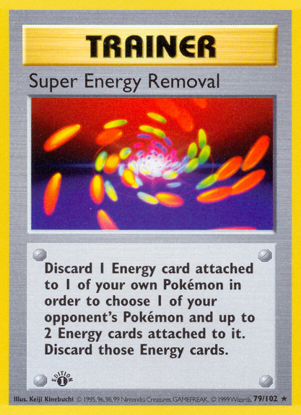 Super Energy Removal (79/102) (Shadowless) [Base Set 1st Edition] | Fandemonia Ltd