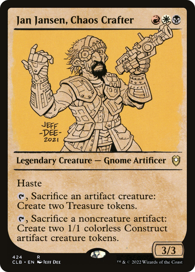 Jan Jansen, Chaos Crafter (Showcase) [Commander Legends: Battle for Baldur's Gate] | Fandemonia Ltd