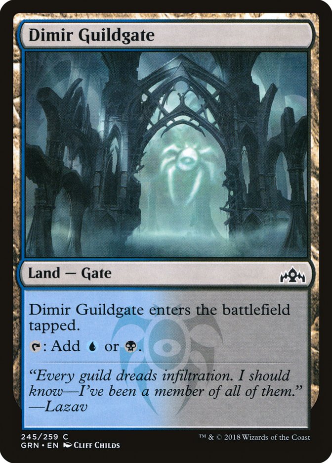 Dimir Guildgate (245/259) [Guilds of Ravnica] | Fandemonia Ltd