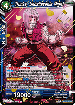 Trunks, Unbelievable Might (Super Rare) [BT13-042] | Fandemonia Ltd