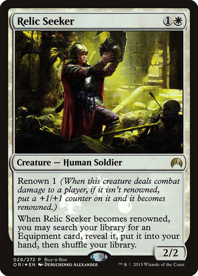 Relic Seeker (Buy-A-Box) [Magic Origins Promos] | Fandemonia Ltd