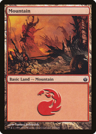 Mountain (153) [Mirrodin Besieged] | Fandemonia Ltd