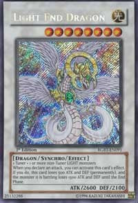 Light End Dragon [RGBT-EN091] Secret Rare | Fandemonia Ltd