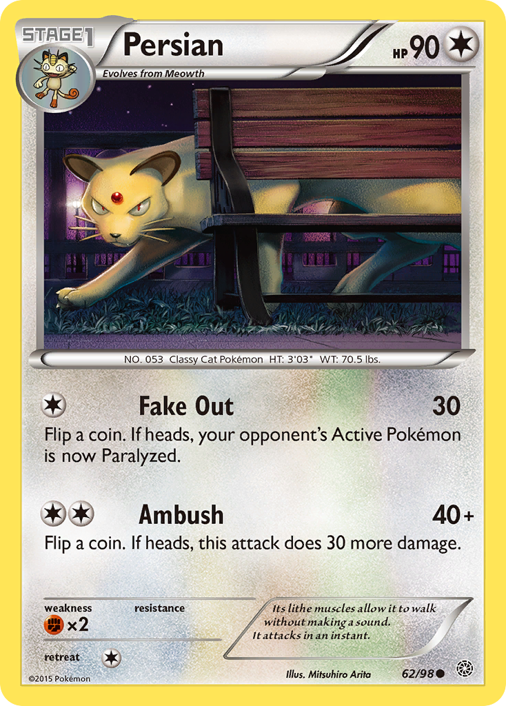 Persian (62/98) [XY: Ancient Origins] | Fandemonia Ltd