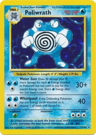 Poliwrath (13/102) [Base Set Unlimited] | Fandemonia Ltd