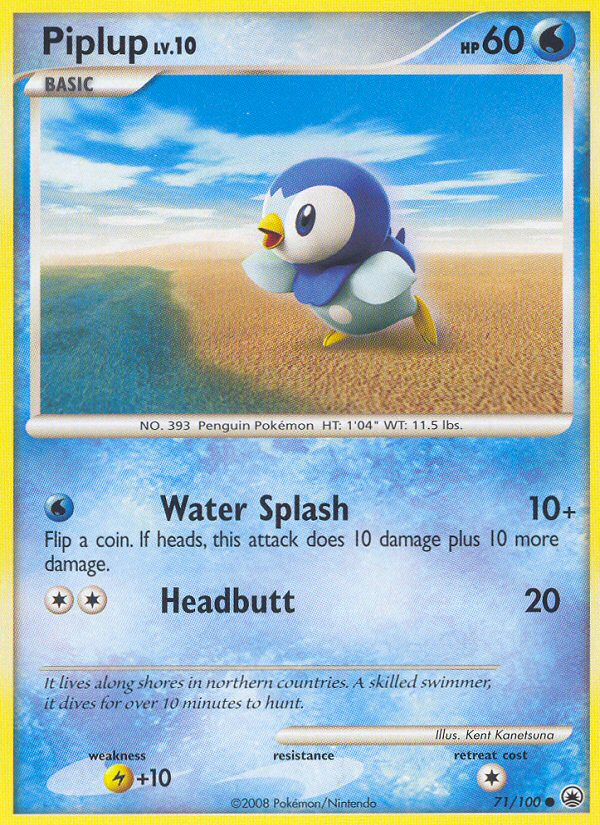 Piplup (71/100) [Diamond & Pearl: Majestic Dawn] | Fandemonia Ltd