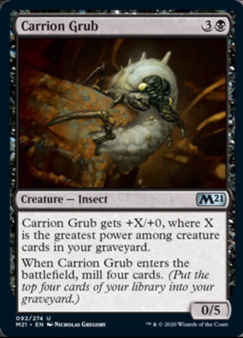 Carrion Grub [Core Set 2021] | Fandemonia Ltd