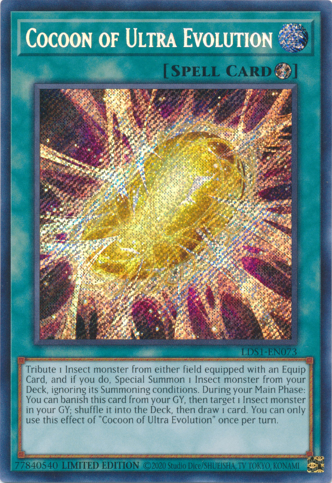 Cocoon of Ultra Evolution [LDS1-EN073] Secret Rare | Fandemonia Ltd