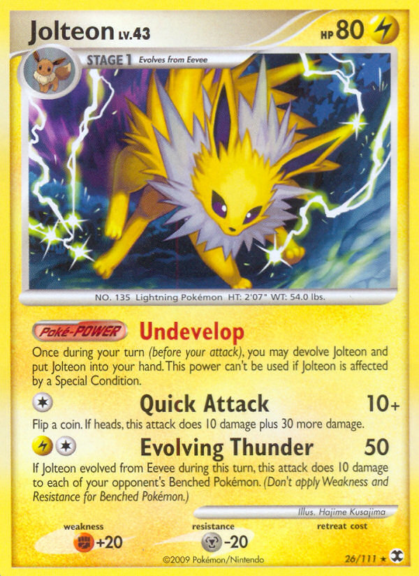 Jolteon (26/111) [Platinum: Rising Rivals] | Fandemonia Ltd