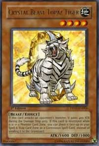 Crystal Beast Topaz Tiger [DP07-EN004] Rare | Fandemonia Ltd