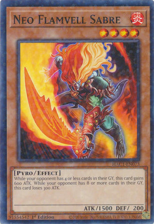 Neo Flamvell Sabre (Duel Terminal) [HAC1-EN073] Parallel Rare | Fandemonia Ltd