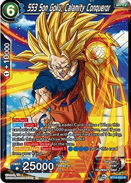 SS3 Son Goku, Calamity Conqueror (BT14-035) [Cross Spirits] | Fandemonia Ltd