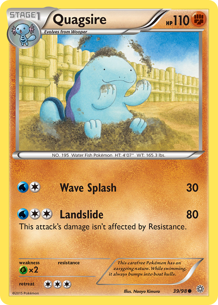 Quagsire (39/98) [XY: Ancient Origins] | Fandemonia Ltd