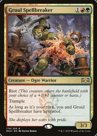 Gruul Spellbreaker [Ravnica Allegiance] | Fandemonia Ltd