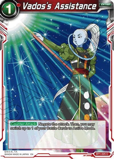 Vados's Assistance (Reprint) (BT1-025) [Battle Evolution Booster] | Fandemonia Ltd