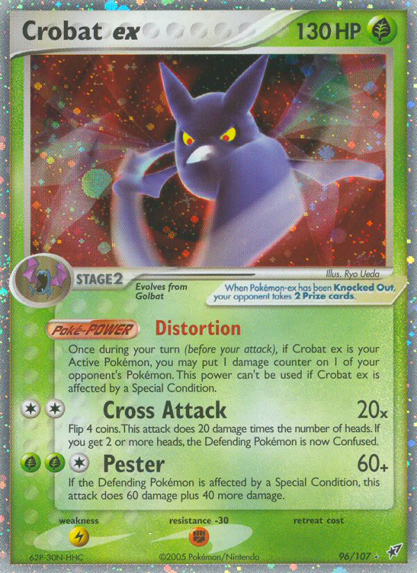 Crobat ex (96/107) [EX: Deoxys] | Fandemonia Ltd