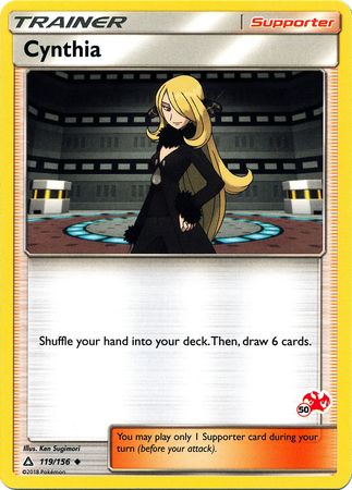 Cynthia (119/156) (Charizard Stamp #50) [Battle Academy 2020] | Fandemonia Ltd