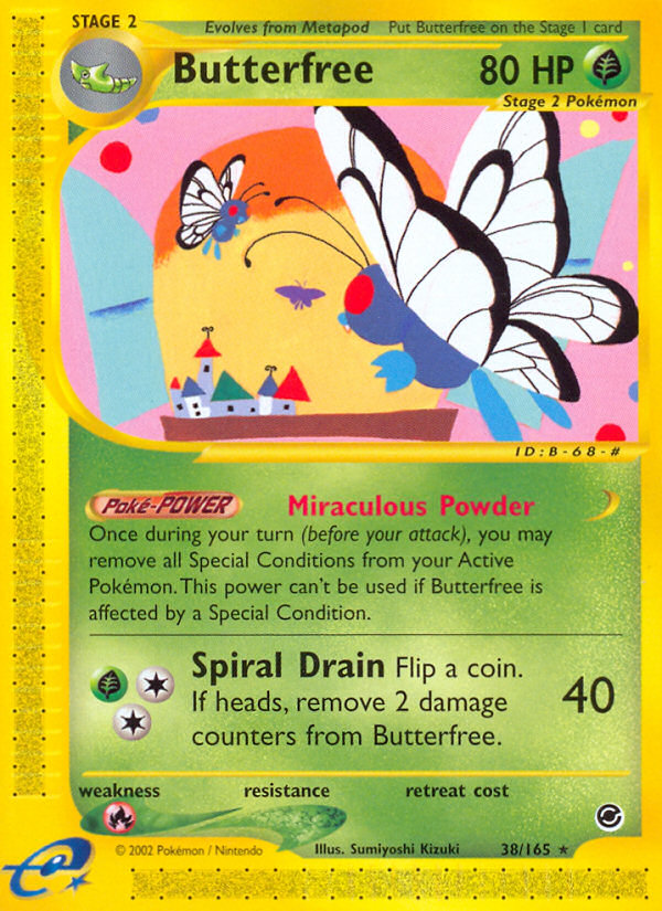 Butterfree (38/165) [Expedition: Base Set] | Fandemonia Ltd