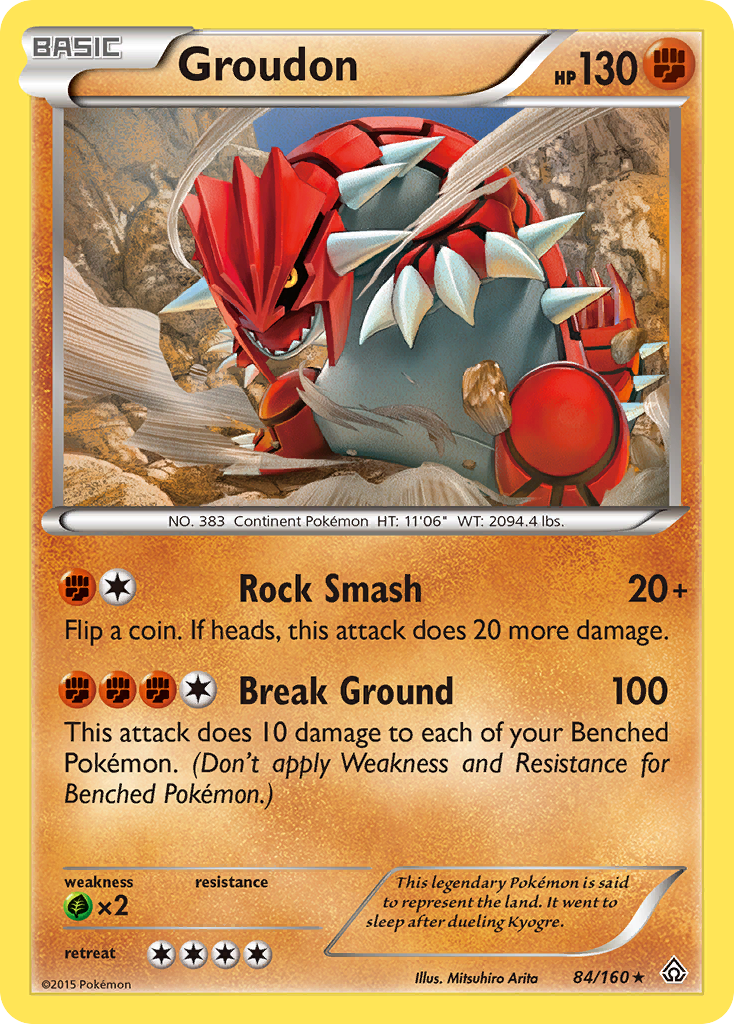 Groudon (84/160) [XY: Primal Clash] | Fandemonia Ltd