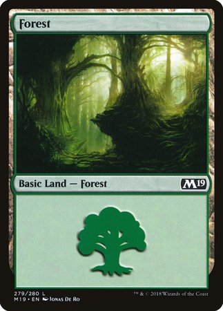 Forest (279) [Core Set 2019] | Fandemonia Ltd