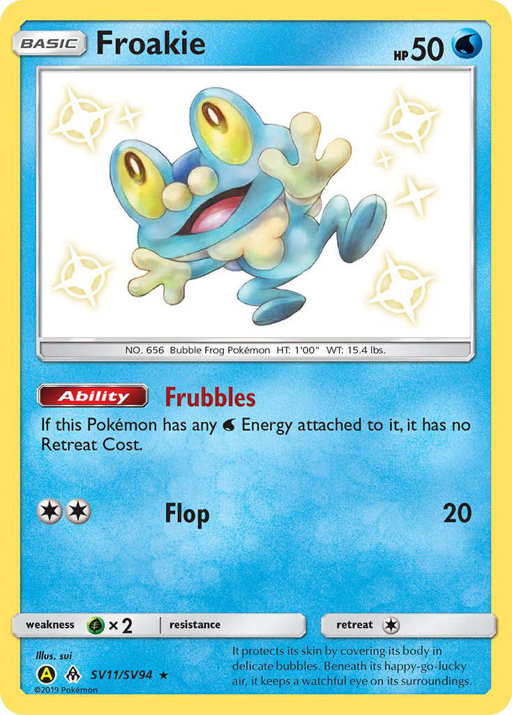 Froakie (SV11/SV94) [Sun & Moon: Hidden Fates - Shiny Vault] | Fandemonia Ltd