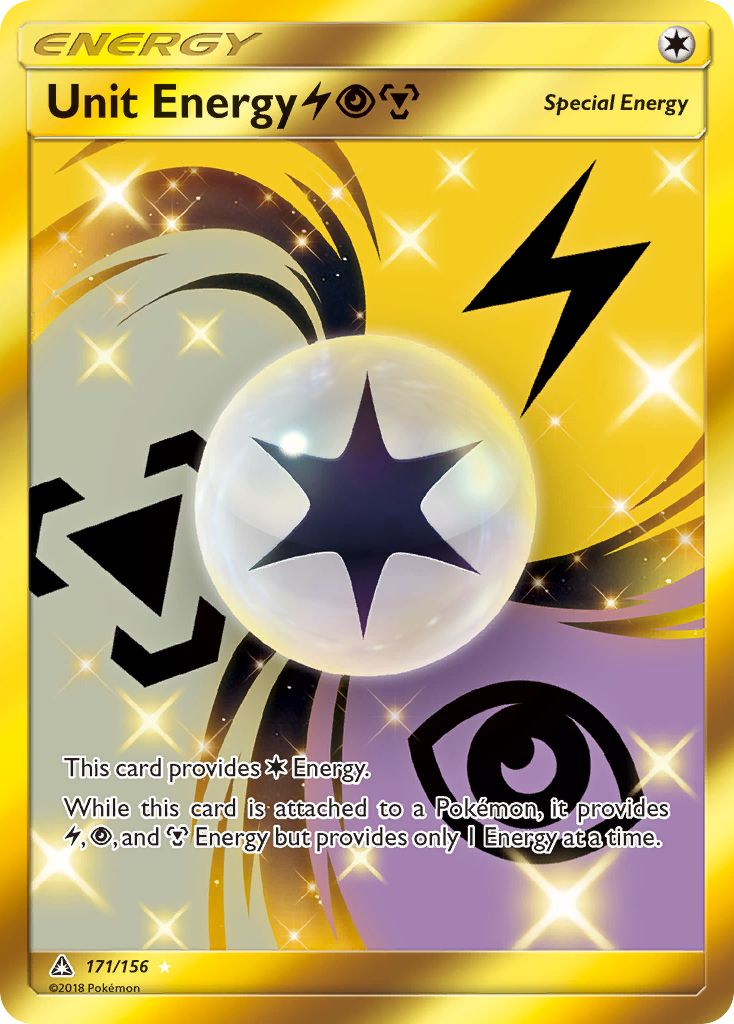 Unit Energy (171/156) (Lightning, Psychic, Metal) [Sun & Moon: Ultra Prism] | Fandemonia Ltd